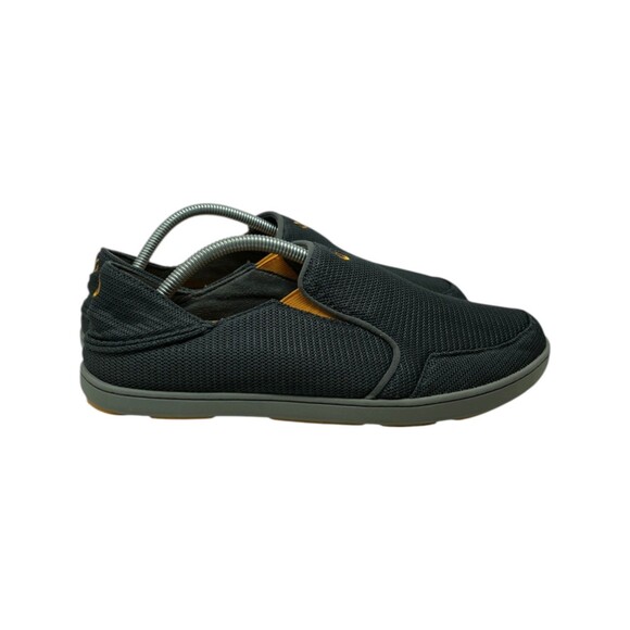 OluKai Slip On Shoes Men\'s Size 10 Nohea Mesh Grey Orange Coastal main image 8